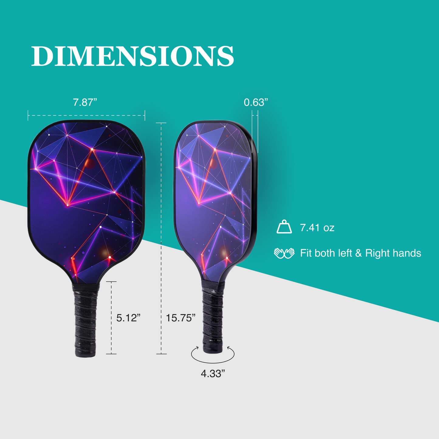 Carbon Fiber Pickleball Paddle Set – USAPA Approved for Speed & Agility | Lightweight Paddle Set with 4 Balls & Carry Bag for Fast Play